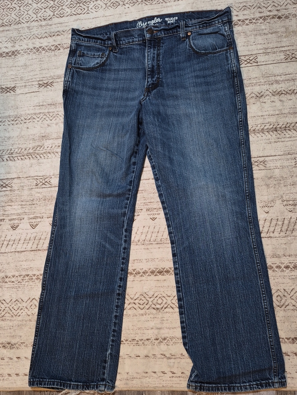Wrangler Retro Men’s Bootcut Jeans - Dark Blue Wash